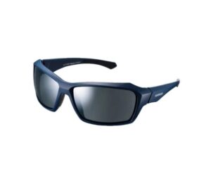 OCULOS SHIMANO PULSAR AZL ESCURO/LENTE ESPELHADA CZA FUME CODF: 1180220 REF: CE-PLSR1 BLUE CYCLE